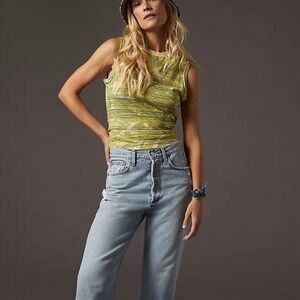 Pilcro Sustainable Tie‑Back Tank – 100% Organic Cotton – Size XL – Anthropologie